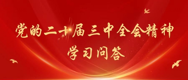 黨的二十屆三中全會精神 | 學(xué)習(xí)問答